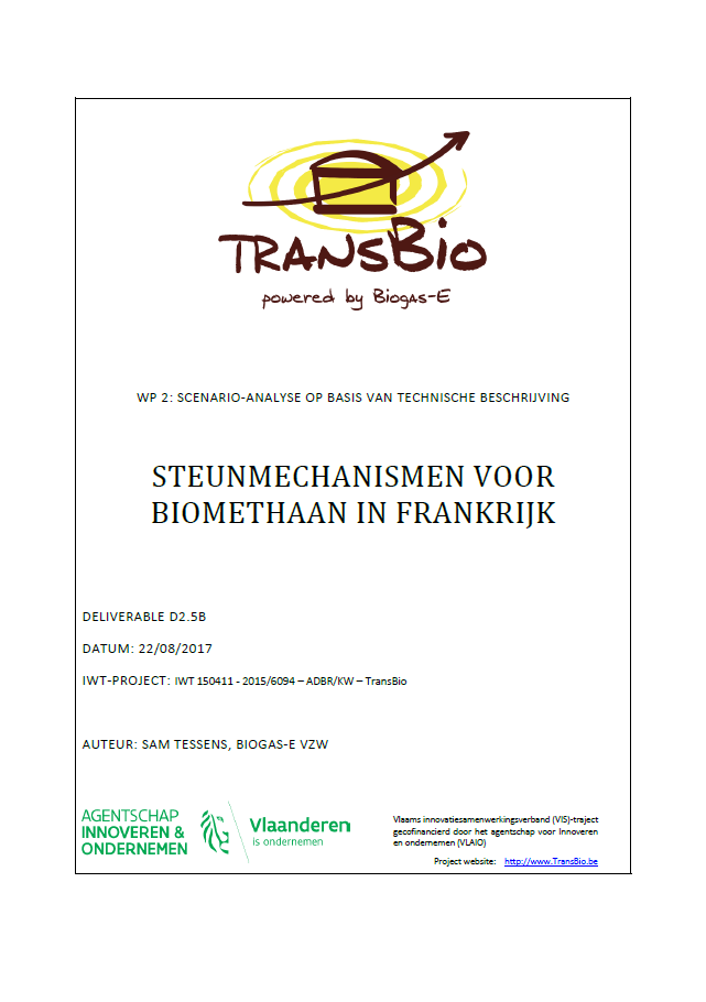 TransBio biomethaan Frankrijk