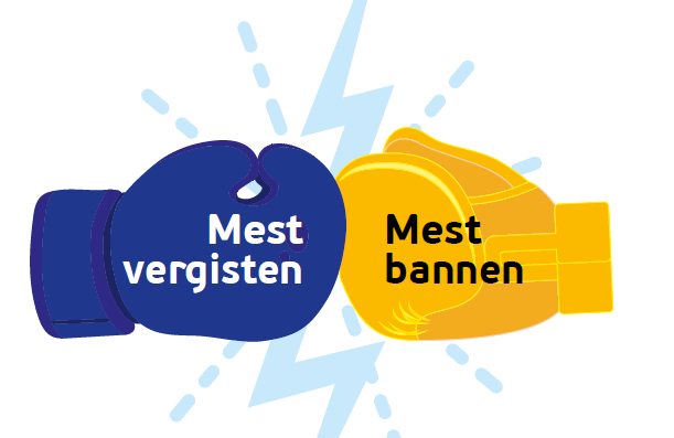 Mest vergisten vs mest bannen