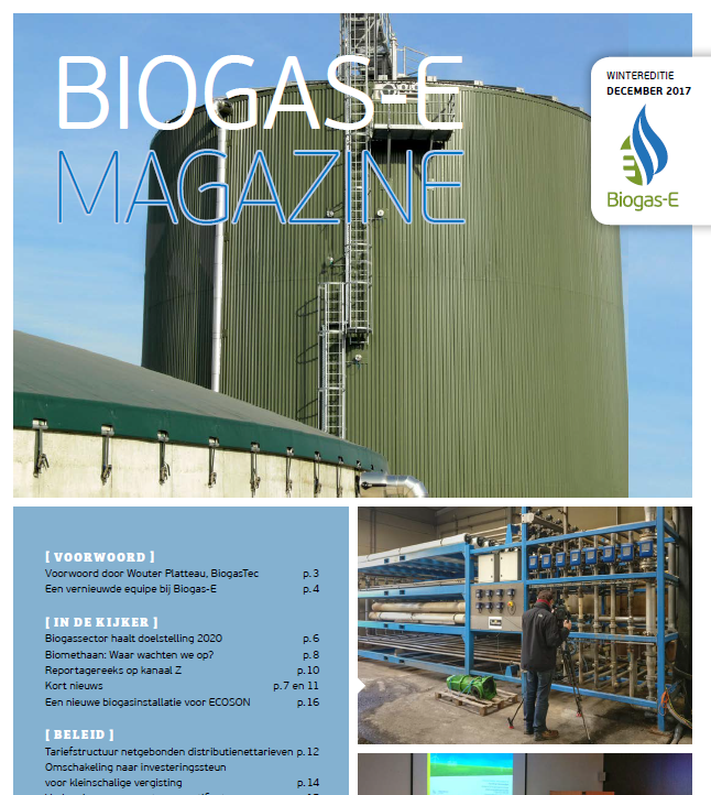 Biogas-E magazine - wintereditie 2017
