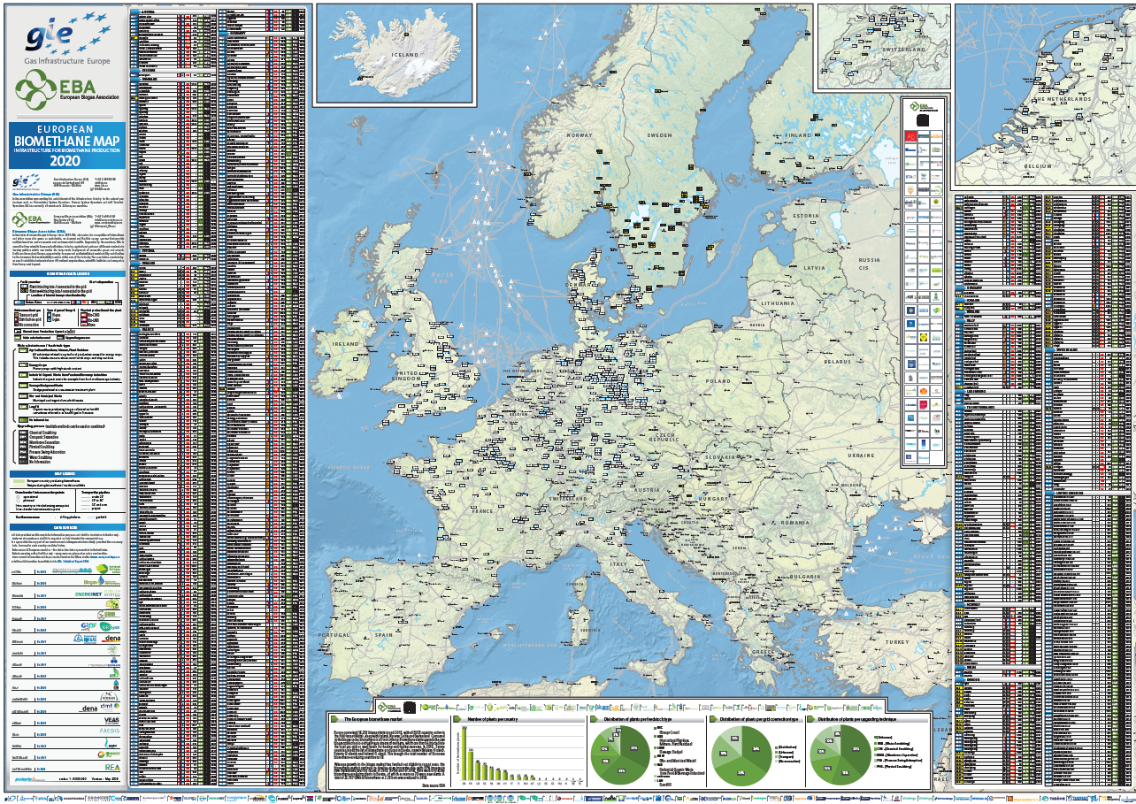 European Biomethane Map 2020